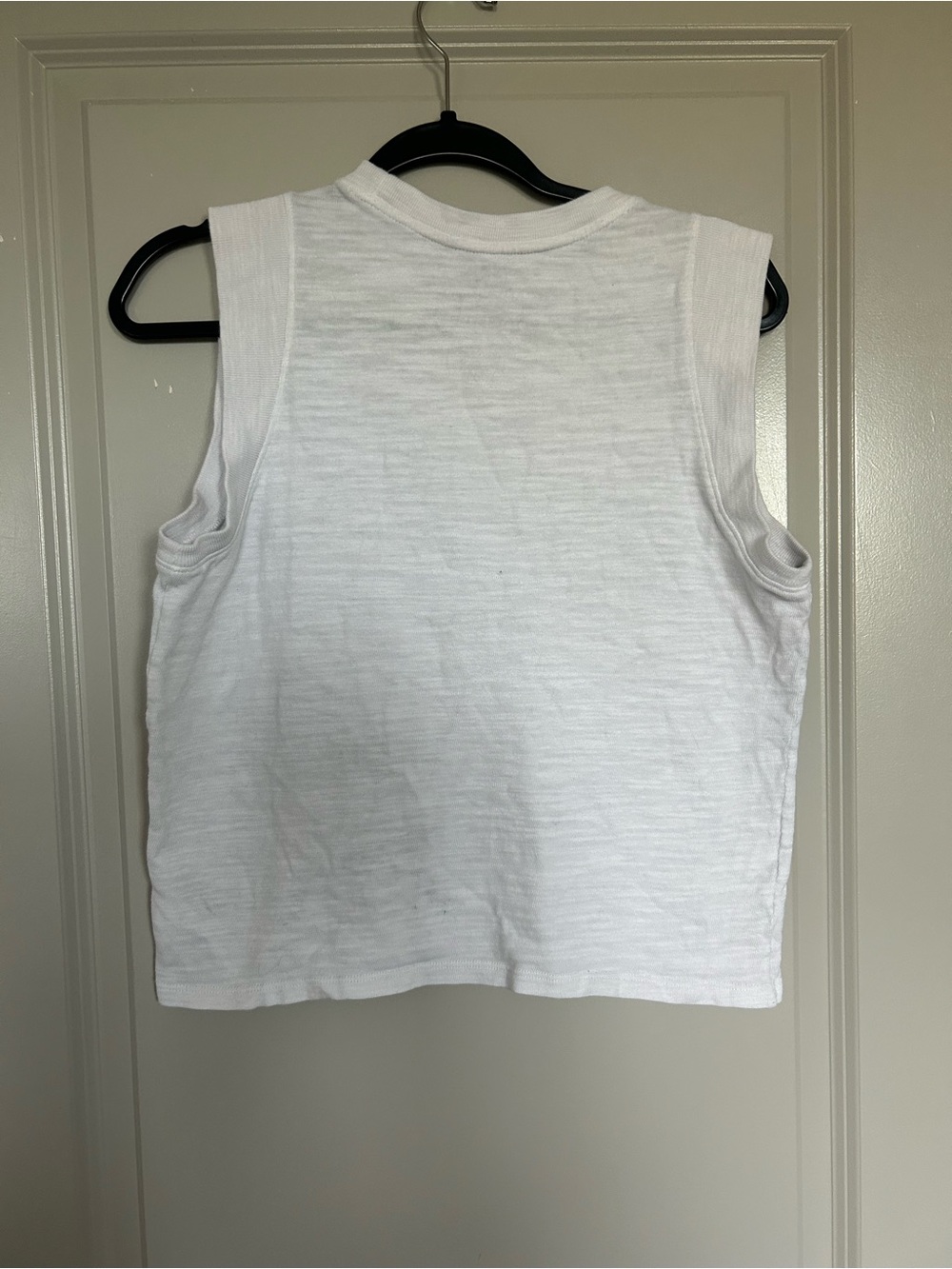 Faherty Women’s Classic White Organic Cotton Tank Top - Picture 5 of 6